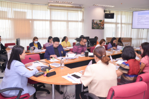 กองนโยบายและแผน สนอ. จัดนำเสนอแผนปฏิบัติการ ประจำปีงบประมาณ พ.ศ. 2568 ของหน่วยงานสังกัด มรท.