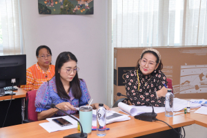 กองนโยบายและแผน สนอ. จัดนำเสนอแผนปฏิบัติการ ประจำปีงบประมาณ พ.ศ. 2568 ของหน่วยงานสังกัด มรท.