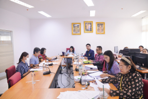 กองนโยบายและแผน สนอ. จัดนำเสนอแผนปฏิบัติการ ประจำปีงบประมาณ พ.ศ. 2568 ของหน่วยงานสังกัด มรท.