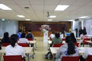 คณะวิทยาการจัดการจัดโครงการส่งเสริมความเข้มแข็งทางวิชาการหรือวิชาชีพให้แก่นักศึกษาภาคปกติ
