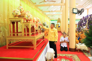 มรภ.เทพสตรี ร่วมพิธีเจริญพระพุทธมนต์เฉลิมพระเกียรติ ถวายพระพรชัยมงคลแด่ พระบาทสมเด็จพระเจ้าอยู่หัว เนื่องในโอกาสมหามงคลเฉลิมพระชนมพรรษา 6 รอบ 28 กรกฎาคม 2567 ครั้งที่ 8