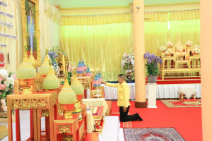 มรภ.เทพสตรี ร่วมพิธีเจริญพระพุทธมนต์เฉลิมพระเกียรติ ถวายพระพรชัยมงคลแด่ พระบาทสมเด็จพระเจ้าอยู่หัว เนื่องในโอกาสมหามงคลเฉลิมพระชนมพรรษา 6 รอบ 28 กรกฎาคม 2567 ครั้งที่ 8