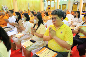 มรภ.เทพสตรี ร่วมพิธีเจริญพระพุทธมนต์เฉลิมพระเกียรติ ถวายพระพรชัยมงคลแด่ พระบาทสมเด็จพระเจ้าอยู่หัว เนื่องในโอกาสมหามงคลเฉลิมพระชนมพรรษา 6 รอบ 28 กรกฎาคม 2567 ครั้งที่ 8
