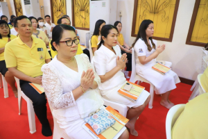 มรภ.เทพสตรี ร่วมพิธีเจริญพระพุทธมนต์เฉลิมพระเกียรติ ถวายพระพรชัยมงคลแด่ พระบาทสมเด็จพระเจ้าอยู่หัว เนื่องในโอกาสมหามงคลเฉลิมพระชนมพรรษา 6 รอบ 28 กรกฎาคม 2567 ครั้งที่ 8