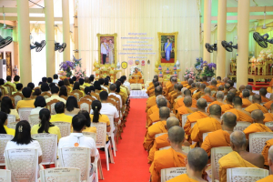 มรภ.เทพสตรี ร่วมพิธีเจริญพระพุทธมนต์เฉลิมพระเกียรติ ถวายพระพรชัยมงคลแด่ พระบาทสมเด็จพระเจ้าอยู่หัว เนื่องในโอกาสมหามงคลเฉลิมพระชนมพรรษา 6 รอบ 28 กรกฎาคม 2567 ครั้งที่ 8