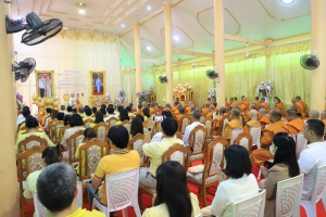 มรภ.เทพสตรี ร่วมพิธีเจริญพระพุทธมนต์เฉลิมพระเกียรติ ถวายพระพรชัยมงคลแด่ พระบาทสมเด็จพระเจ้าอยู่หัว เนื่องในโอกาสมหามงคลเฉลิมพระชนมพรรษา 6 รอบ 28 กรกฎาคม 2567 ครั้งที่ 8