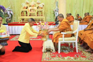 มรภ.เทพสตรี ร่วมพิธีเจริญพระพุทธมนต์เฉลิมพระเกียรติ ถวายพระพรชัยมงคลแด่ พระบาทสมเด็จพระเจ้าอยู่หัว เนื่องในโอกาสมหามงคลเฉลิมพระชนมพรรษา 6 รอบ 28 กรกฎาคม 2567 ครั้งที่ 8
