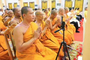 มรภ.เทพสตรี ร่วมพิธีเจริญพระพุทธมนต์เฉลิมพระเกียรติ ถวายพระพรชัยมงคลแด่ พระบาทสมเด็จพระเจ้าอยู่หัว เนื่องในโอกาสมหามงคลเฉลิมพระชนมพรรษา 6 รอบ 28 กรกฎาคม 2567 ครั้งที่ 8