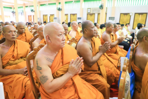 มรภ.เทพสตรี ร่วมพิธีเจริญพระพุทธมนต์เฉลิมพระเกียรติ ถวายพระพรชัยมงคลแด่ พระบาทสมเด็จพระเจ้าอยู่หัว เนื่องในโอกาสมหามงคลเฉลิมพระชนมพรรษา 6 รอบ 28 กรกฎาคม 2567 ครั้งที่ 8