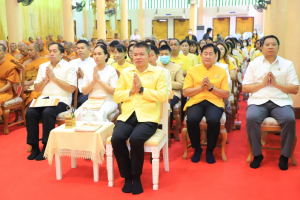มรภ.เทพสตรี ร่วมพิธีเจริญพระพุทธมนต์เฉลิมพระเกียรติ ถวายพระพรชัยมงคลแด่ พระบาทสมเด็จพระเจ้าอยู่หัว เนื่องในโอกาสมหามงคลเฉลิมพระชนมพรรษา 6 รอบ 28 กรกฎาคม 2567 ครั้งที่ 8