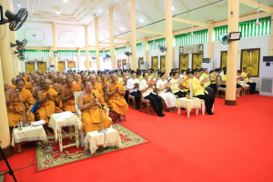 มรภ.เทพสตรี ร่วมพิธีเจริญพระพุทธมนต์เฉลิมพระเกียรติ ถวายพระพรชัยมงคลแด่ พระบาทสมเด็จพระเจ้าอยู่หัว เนื่องในโอกาสมหามงคลเฉลิมพระชนมพรรษา 6 รอบ 28 กรกฎาคม 2567 ครั้งที่ 8