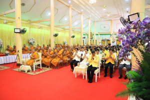 มรภ.เทพสตรี ร่วมพิธีเจริญพระพุทธมนต์เฉลิมพระเกียรติ ถวายพระพรชัยมงคลแด่ พระบาทสมเด็จพระเจ้าอยู่หัว เนื่องในโอกาสมหามงคลเฉลิมพระชนมพรรษา 6 รอบ 28 กรกฎาคม 2567 ครั้งที่ 8