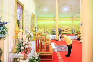 มรภ.เทพสตรี ร่วมพิธีเจริญพระพุทธมนต์เฉลิมพระเกียรติ ถวายพระพรชัยมงคลแด่ พระบาทสมเด็จพระเจ้าอยู่หัว เนื่องในโอกาสมหามงคลเฉลิมพระชนมพรรษา 6 รอบ 28 กรกฎาคม 2567 ครั้งที่ 8