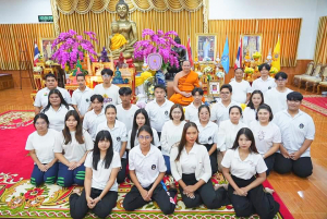มรภ.เทพสตรี ร่วมโครงการปฏิบัติธรรมเฉลิมพระเกียรติถวายเป็นพระราชกุศลแด่ พระบาทสมเด็จพระเจ้าอยู่หัว และรับมอบทุนการศึกษา 100,000 บาท จากเจ้าอาวาสวัดจุกเฉอ จ.ฉะเชิงเทรา