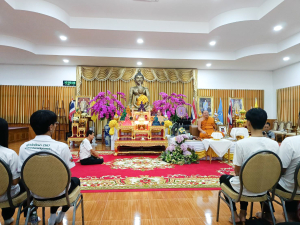 มรภ.เทพสตรี ร่วมโครงการปฏิบัติธรรมเฉลิมพระเกียรติถวายเป็นพระราชกุศลแด่ พระบาทสมเด็จพระเจ้าอยู่หัว และรับมอบทุนการศึกษา 100,000 บาท จากเจ้าอาวาสวัดจุกเฉอ จ.ฉะเชิงเทรา