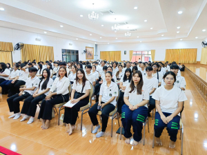 มรภ.เทพสตรี ร่วมโครงการปฏิบัติธรรมเฉลิมพระเกียรติถวายเป็นพระราชกุศลแด่ พระบาทสมเด็จพระเจ้าอยู่หัว และรับมอบทุนการศึกษา 100,000 บาท จากเจ้าอาวาสวัดจุกเฉอ จ.ฉะเชิงเทรา