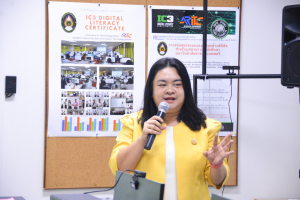 กองบริการการศึกษา จัดอบรมการพัฒนาสื่อการเรียน การสอน ในระบบ LMS มรท.