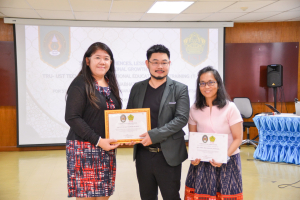 ศูนย์ภาษา ร่วมกับ คณะวิทยาการจัดการ จัดกิจกรรมนำเสนอผลการฝึกประสบการณ์วิชาชีพของนักศึกษาจาก UST ประเทศอินโดนีเซีย