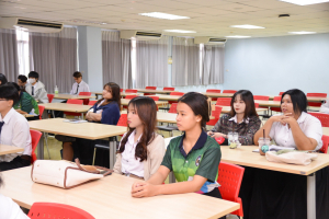 ศูนย์ภาษา ร่วมกับ คณะวิทยาการจัดการ จัดกิจกรรมนำเสนอผลการฝึกประสบการณ์วิชาชีพของนักศึกษาจาก UST ประเทศอินโดนีเซีย
