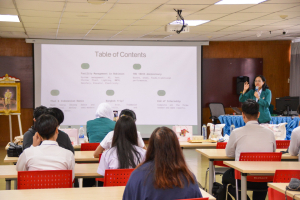 ศูนย์ภาษา ร่วมกับ คณะวิทยาการจัดการ จัดกิจกรรมนำเสนอผลการฝึกประสบการณ์วิชาชีพของนักศึกษาจาก UST ประเทศอินโดนีเซีย