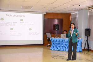 ศูนย์ภาษา ร่วมกับ คณะวิทยาการจัดการ จัดกิจกรรมนำเสนอผลการฝึกประสบการณ์วิชาชีพของนักศึกษาจาก UST ประเทศอินโดนีเซีย