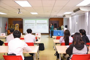 ศูนย์ภาษา ร่วมกับ คณะวิทยาการจัดการ จัดกิจกรรมนำเสนอผลการฝึกประสบการณ์วิชาชีพของนักศึกษาจาก UST ประเทศอินโดนีเซีย