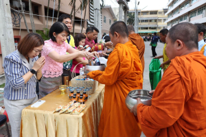คณะมนุษยศาสตร์ฯ จัดพิธีทำบุญเนื่องในโอกาสครบรอบ 49 ปี คณะมนุษยศาสตร์ฯ