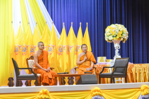 พระบาทสมเด็จพระเจ้าอยู่หัว ทรงพระกรุณาโปรดเกล้าฯ ให้ผู้แทนพระองค์เชิญหนังสือ ธรรมนาวา “วัง” และน้ำปานะพระราชทานถวายแด่พระสงฆ์และพุทธศาสนิกชนในพื้นที่อำเภอเมืองลพบุรี จังหวัดลพบุรี 