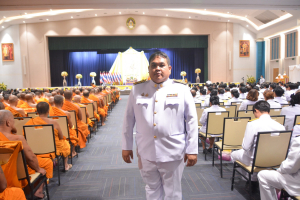 พระบาทสมเด็จพระเจ้าอยู่หัว ทรงพระกรุณาโปรดเกล้าฯ ให้ผู้แทนพระองค์เชิญหนังสือ ธรรมนาวา “วัง” และน้ำปานะพระราชทานถวายแด่พระสงฆ์และพุทธศาสนิกชนในพื้นที่อำเภอเมืองลพบุรี จังหวัดลพบุรี 