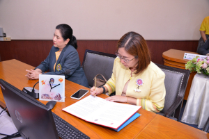พิธีลงนามความร่วมมือด้านวิชาการ ระหว่าง ว.เทคนิคลพบุรี กับ มรภ.เทพสตรี 