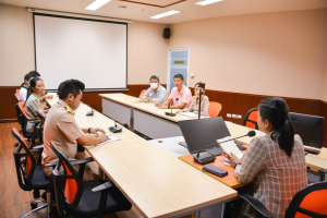 การประชุมหารือการบริหารจัดการอาคารศูนย์กีฬาและวิทยาศาสตร์สุขภาพ