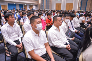 มรท. จัดฝึกซ้อมพิธีพระราชทานปริญญาบัตร ประจำปี พ.ศ. 2567