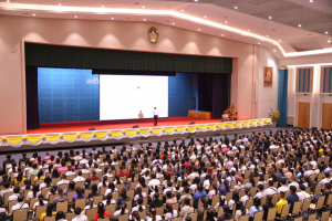 มรท. จัดฝึกซ้อมพิธีพระราชทานปริญญาบัตร ประจำปี พ.ศ. 2567