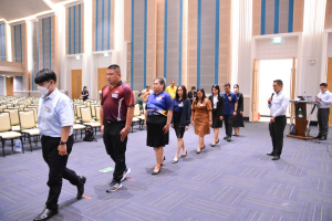 มรท. จัดฝึกซ้อมพิธีพระราชทานปริญญาบัตร ประจำปี พ.ศ. 2567