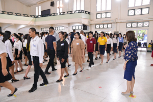 มรท. จัดฝึกซ้อมพิธีพระราชทานปริญญาบัตร ประจำปี พ.ศ. 2567
