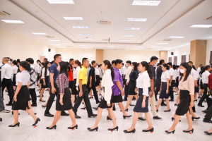 มรท. จัดฝึกซ้อมพิธีพระราชทานปริญญาบัตร ประจำปี พ.ศ. 2567