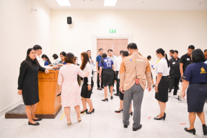 มรท. จัดฝึกซ้อมพิธีพระราชทานปริญญาบัตร ประจำปี พ.ศ. 2567
