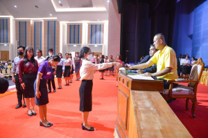 มรท. จัดฝึกซ้อมพิธีพระราชทานปริญญาบัตร ประจำปี พ.ศ. 2567