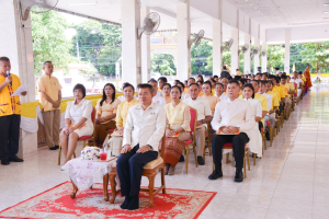 มรภ.เทพสตรี ร่วมพิธีเจริญพระพุทธมนต์เฉลิมพระเกียรติ ถวายพระพรชัยมงคลแด่ พระบาทสมเด็จพระเจ้าอยู่หัว เนื่องในโอกาสมหามงคลเฉลิมพระชนมพรรษา 6 รอบ 28 กรกฎาคม 2567 ครั้งที่ 9