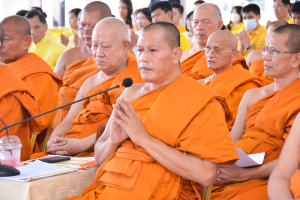 มรภ.เทพสตรี ร่วมพิธีเจริญพระพุทธมนต์เฉลิมพระเกียรติ ถวายพระพรชัยมงคลแด่ พระบาทสมเด็จพระเจ้าอยู่หัว เนื่องในโอกาสมหามงคลเฉลิมพระชนมพรรษา 6 รอบ 28 กรกฎาคม 2567 ครั้งที่ 9