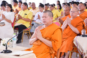 มรภ.เทพสตรี ร่วมพิธีเจริญพระพุทธมนต์เฉลิมพระเกียรติ ถวายพระพรชัยมงคลแด่ พระบาทสมเด็จพระเจ้าอยู่หัว เนื่องในโอกาสมหามงคลเฉลิมพระชนมพรรษา 6 รอบ 28 กรกฎาคม 2567 ครั้งที่ 9