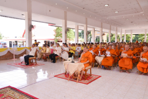 มรภ.เทพสตรี ร่วมพิธีเจริญพระพุทธมนต์เฉลิมพระเกียรติ ถวายพระพรชัยมงคลแด่ พระบาทสมเด็จพระเจ้าอยู่หัว เนื่องในโอกาสมหามงคลเฉลิมพระชนมพรรษา 6 รอบ 28 กรกฎาคม 2567 ครั้งที่ 9