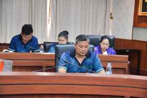 การประชุม คกก.บริหารงานสโมสรเจ้าหน้าที่ มรภ.เทพสตรี (วาระพิเศษ)