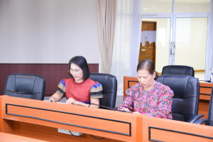 การประชุมผู้รับผิดชอบการจัดทำข้อมูลเพื่อเปิดเผยผลการดำเนินงานตามแนวปฏิบัติตามหลักธรรมาภิบาลในสถาบันอุดมศึกษาฯ
