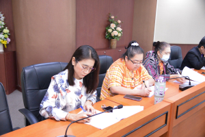 การประชุมผู้รับผิดชอบการจัดทำข้อมูลเพื่อเปิดเผยผลการดำเนินงานตามแนวปฏิบัติตามหลักธรรมาภิบาลในสถาบันอุดมศึกษาฯ