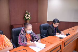 การประชุมผู้รับผิดชอบการจัดทำข้อมูลเพื่อเปิดเผยผลการดำเนินงานตามแนวปฏิบัติตามหลักธรรมาภิบาลในสถาบันอุดมศึกษาฯ