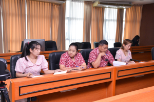 การประชุมผู้รับผิดชอบการจัดทำข้อมูลเพื่อเปิดเผยผลการดำเนินงานตามแนวปฏิบัติตามหลักธรรมาภิบาลในสถาบันอุดมศึกษาฯ