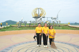 มรภ.เทพสตรี ร่วมกิจกรรมจิตอาสาพัฒนาเนื่องในวันนวมินทรมหาราช