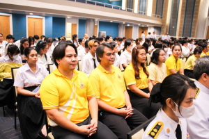 มรภ.เทพสตรี จัดพิธีทำบุญทักษิณา เพื่อถวายเป็นพระราชกุศลและน้อมรำลึกในพระมหากรุณาธิคุณ รัชกาลที่ 9 เนื่องในวันนวมินทรมหาราช