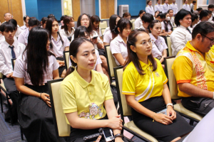มรภ.เทพสตรี จัดพิธีทำบุญทักษิณา เพื่อถวายเป็นพระราชกุศลและน้อมรำลึกในพระมหากรุณาธิคุณ รัชกาลที่ 9 เนื่องในวันนวมินทรมหาราช